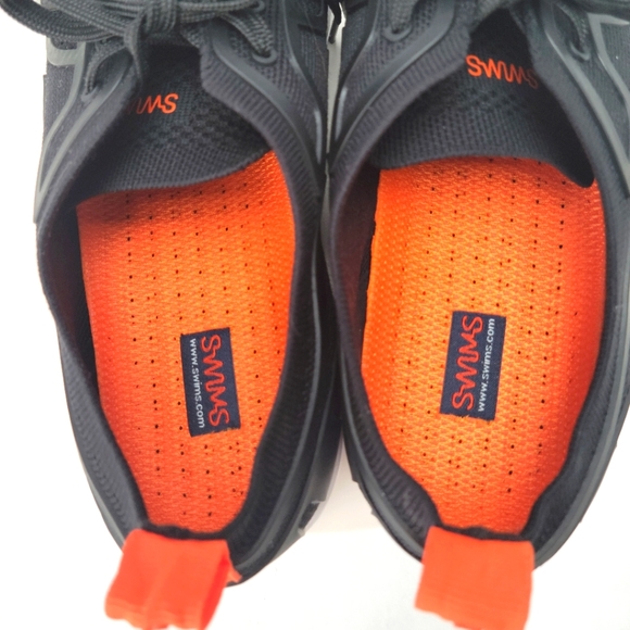 Men's Swims lace up black sneakers - Picture 6 of 10